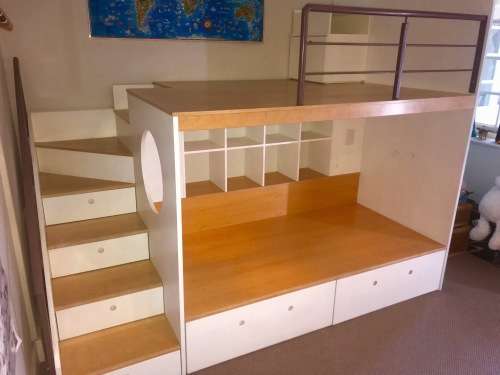 Unique Retro Double Bunk Bed