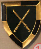 SA infantry School shoulder flash - pins in tact