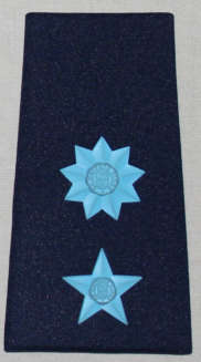 SAAF Lieutenant Colonel Shoulder rubber rank