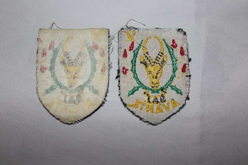 5 SA Infantry cloth Flash Pair - Very good condition