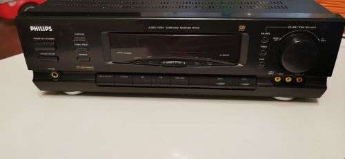 Philips Audio Video Surround Receiver PLUS 5 x Speakers