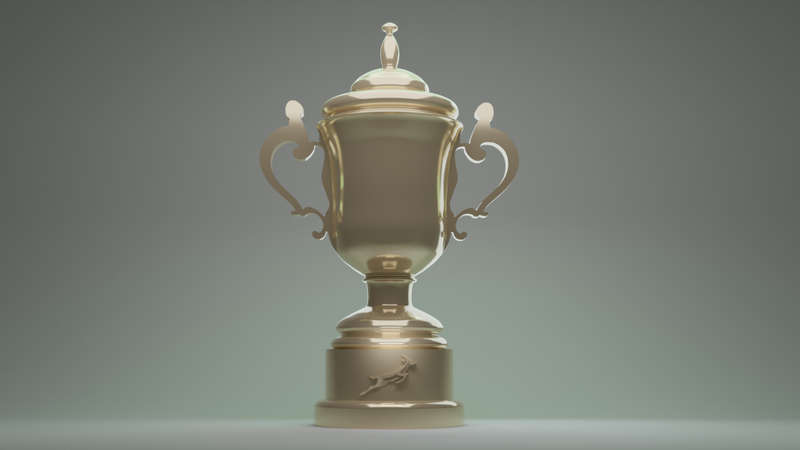 Rugby World Cup Trophy - 3D Printed