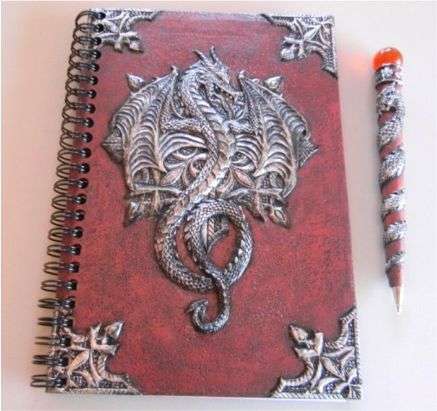 DRAGON Notebook & Pen Set - 15.5cm x 12.5cm