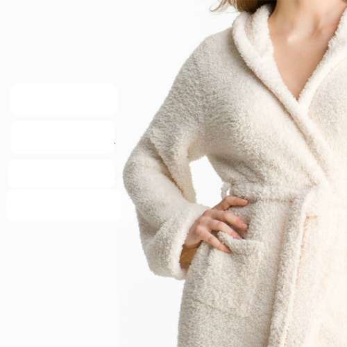 Fluffy soft gown