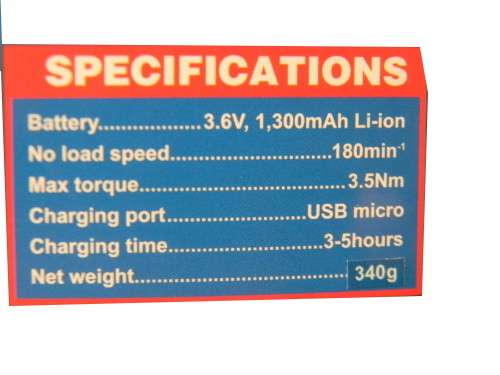 Ryobi Screwdriver 54 Pieces With LED Torch