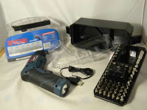 Ryobi Screwdriver 54 Pieces With LED Torch