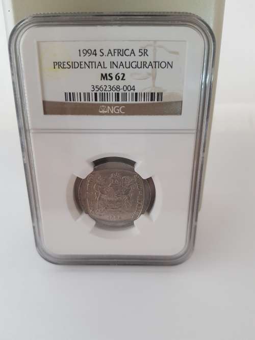 **1994 MINT STATE -INAUGURATION R5-NGC GRADED MS62!!!**