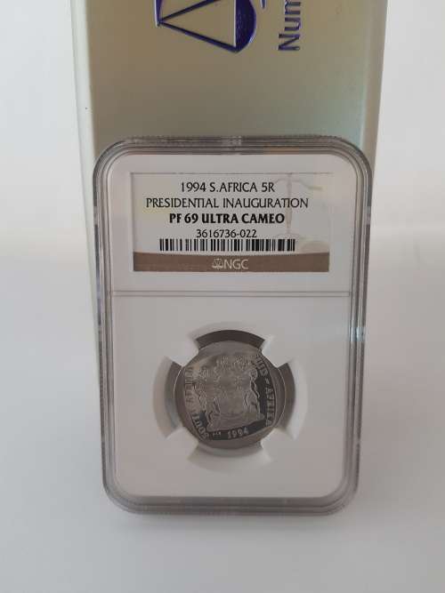 **1994 PROOF -INAUGURATION R5-NGC GRADED PF69 ULTRA CAMEO-GREAT LOOKING COIN!!!**