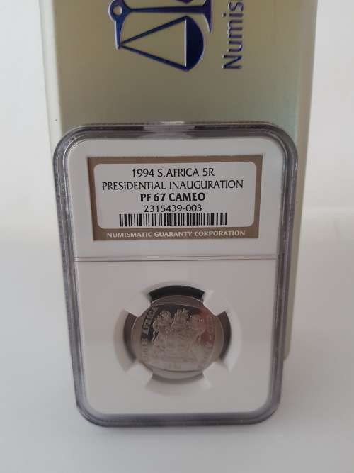 **RARE-CAMEO!!!**1994 PROOF -INAUGURATION R5-NGC GRADED PF67 CAMEO-GREAT LOOKING COIN!!!**