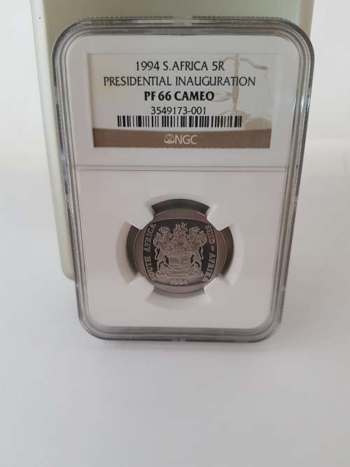 **RARE-CAMEO!!!**1994 PROOF -INAUGURATION R5-NGC GRADED PF66 CAMEO-GREAT LOOKING COIN!!!**