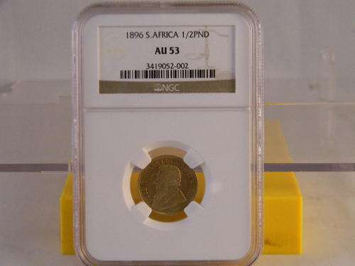 **1896 Half Pond-High NGC Grade AT AU53*-*High Grade On a Rare Coin**