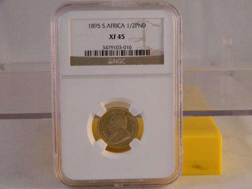 **1895 1/2 POND**-**NGC GRADED XF45**-**GREAT DETAIL**-**NICE LUSTRE**