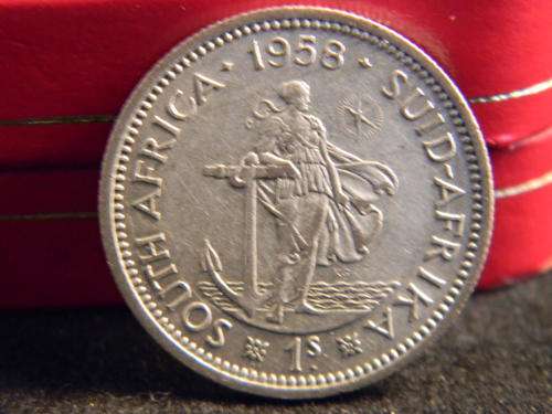 1958-1 SHILLING-50% SILVER CONTENT -A GOOD LOOKER-AU CONDITION-HAVE A LOOK!