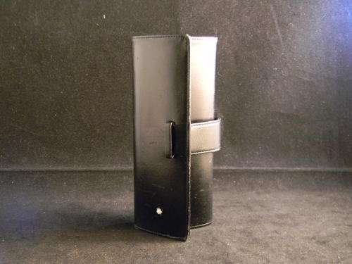 MONTBLANC-* Meisterstuck Travel Pen Leather Pouch for Fountain Pen and cartridges*
