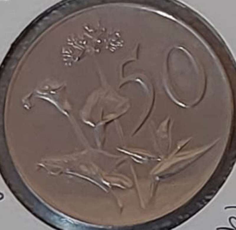 EXTREMELY RARE 1965 50c ENGLISH LEGEND