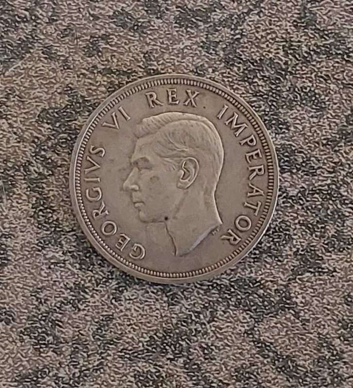 1947 South African 5 Shillings