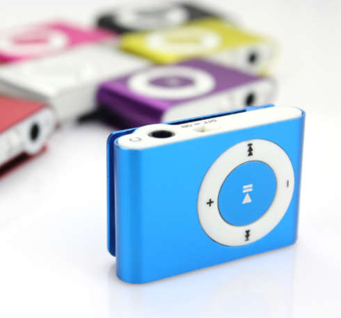 PINK- Mini Metal MP3 Player