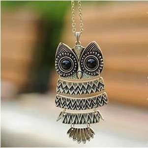 Vintage Owl pendant necklace ** 2 COLOURS AVAILABLE**