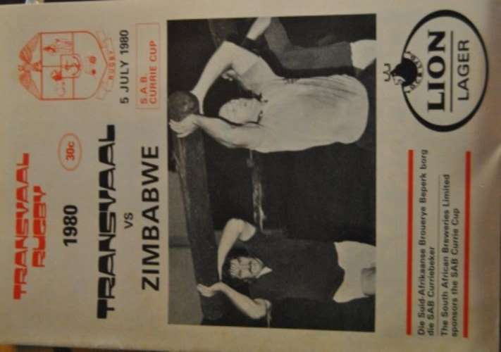 Programme Tvl vs Zim 5/7/80