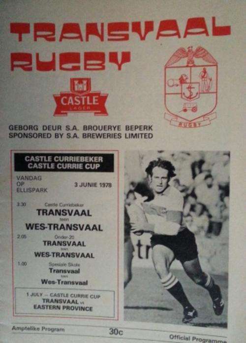 Programme TVL / W TVL 3/6/1978 Ellispark