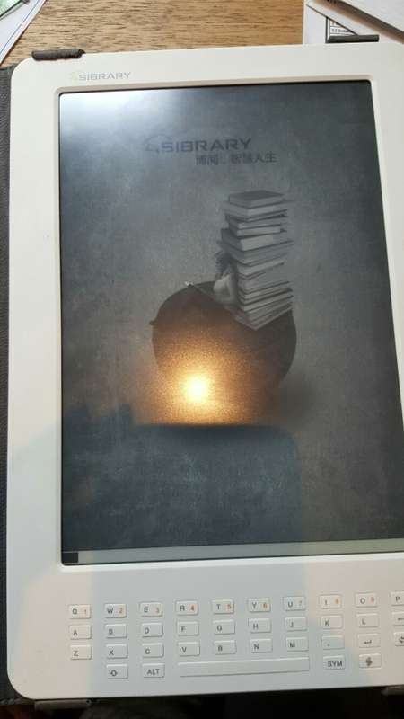 SIBRARY E-READER WITH COVER - PLEASE READ