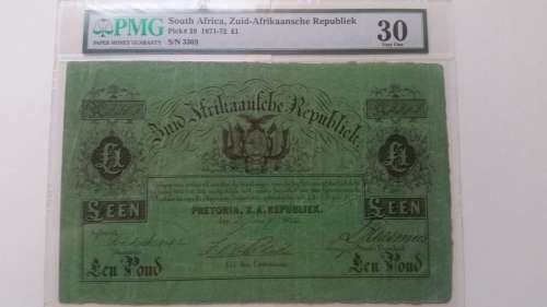 Zuid Afrikaansche Republiek £1. 1872