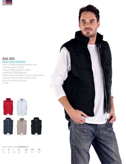 US BASIC - Rego Bodywarmer - Buy Now Pay Later
