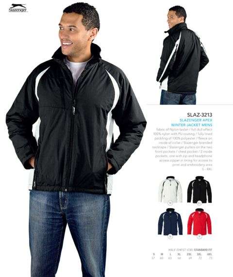 SLAZENGER - Apex Winter Jacket - MEN - Buy Now Pay Later