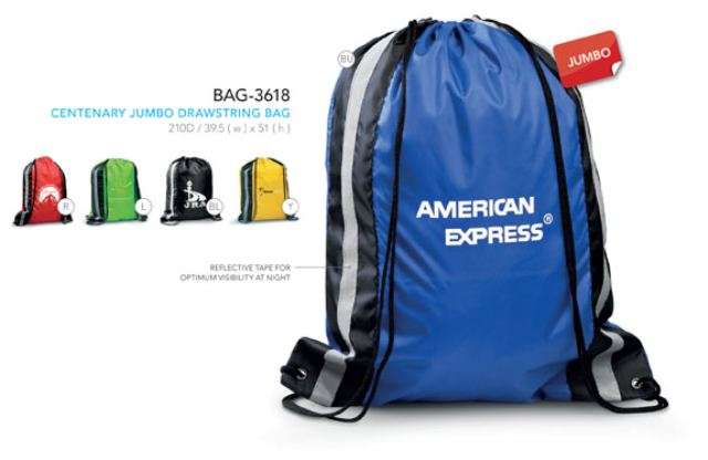 Centenary Jumbo Drawstring Bag - Buy Now Pay Later