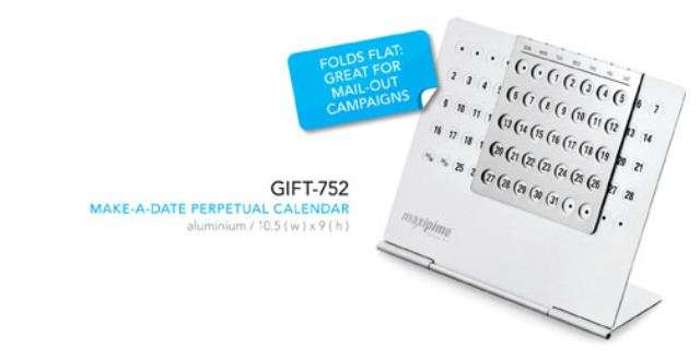 Make-A-Date Perpetual Calender - Buy Now Pay Later