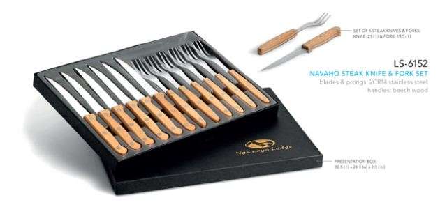 Navaho Steak Knife & Fork Set - Buy Now Pay Later