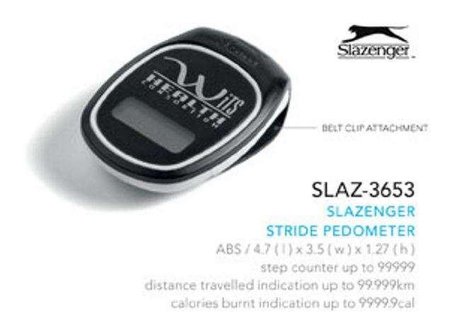 Slazenger Stride Pedometer - Buy Now Pay Later