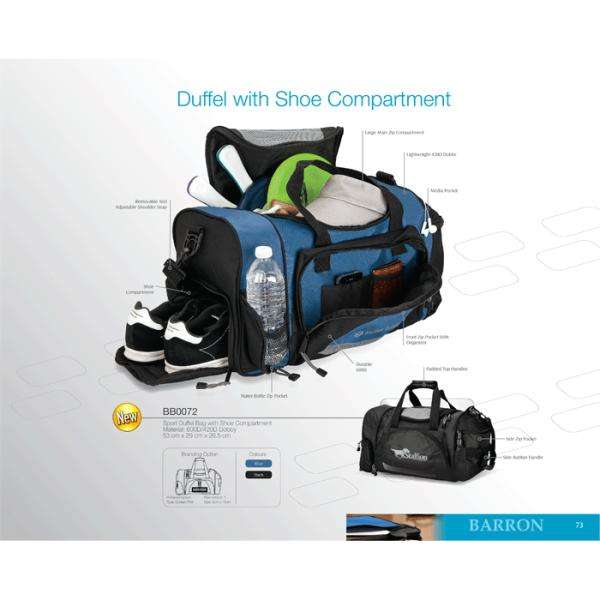 Sport Duffel Bag with Shoe Compartment - Buy Now Pay Later