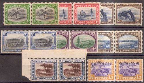 SWA - 1931 - Pictorial Definitive Issue part set