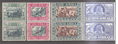 Union - 1938 Voortrekker Centenary set of 4 in MM-condition