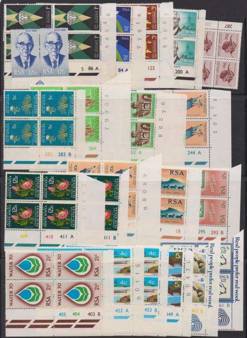 Mini-collection of 46 early RSA-controls - all in mint condition