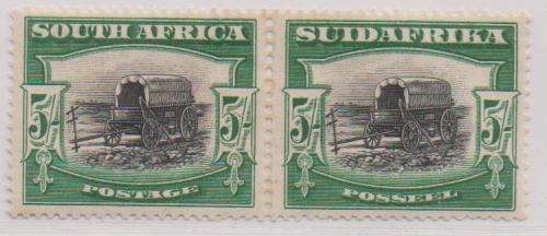 1927 Very scarce 5s horizontal LMM pair