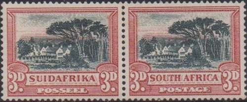 1931 3d Roto pair with scarce listed variety in LMM-condition