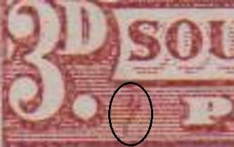 1931 3d Roto pair with scarce listed variety in LMM-condition