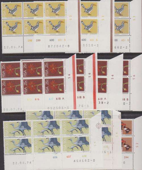 Selection of 2nd  Definitive Issue high value controls all in mint-condition