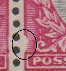 1935 1d Hyphenated pair with scarce listed variety in MNH-condition