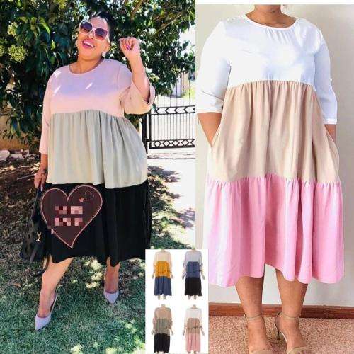 Plus size fashion dress