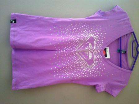 BRAND NEW 100% AUTHENTIC Roxy Ladies T-Shirt (Purple) (Size 12)