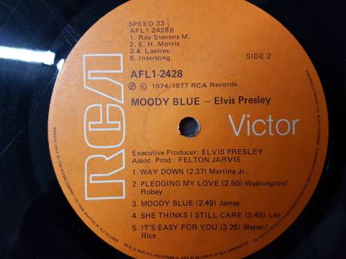 Elvis Presley - Moody Blue