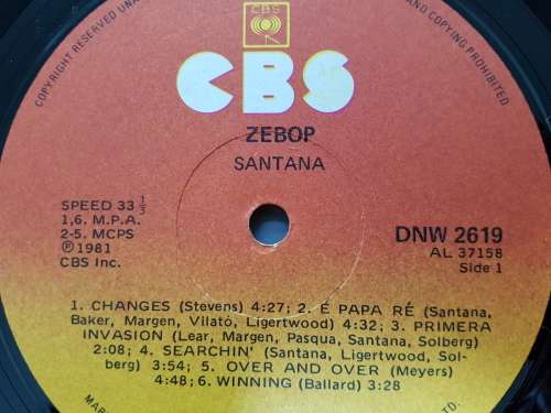 Santana - Zebop!