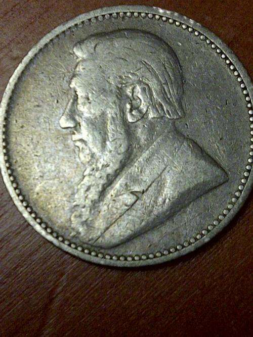 RARE 1896 (KEY DATE!!) - 6D ZAR coin: CONDITION EXCELLENT - COLLECTOR'S DREAM: DON'T LOOSE THIS ONE!