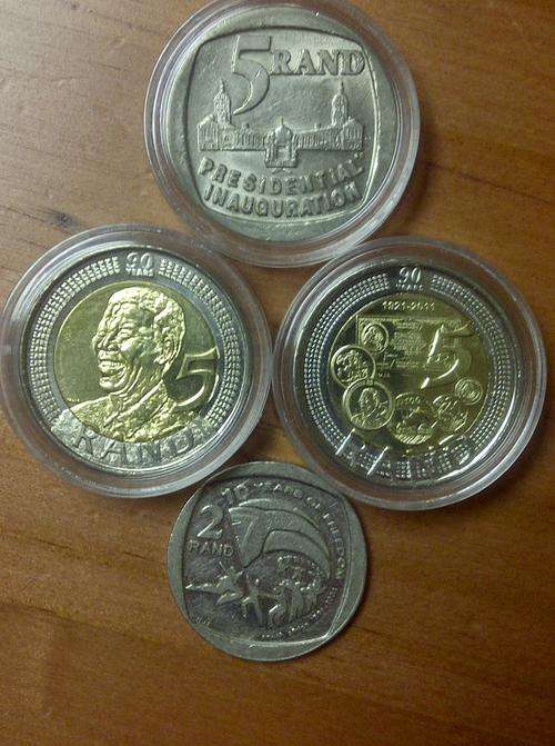 ## AWESOME FOUR-SOME MADIBA COLLECTION TO HAVE! SEE PICTURES - 4 RARE COINS! LAST SET AVAILABLE##
