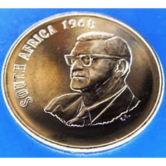 AFRIKAANS & ENGLISH LEGEND* MINTSTATE (UNC) 1968 50c DEPICTING PRESIDENT CR SWART