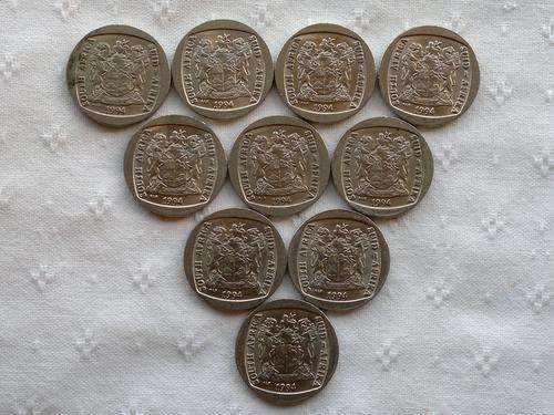 SCARCE! 5 x 1994 Inauguration R5.00!!! - The Inauguration Of Nelson Mandela!!! CIRCULATED EXCELLENT!