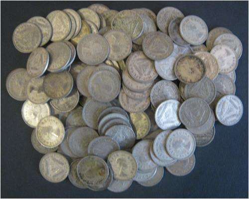 SILVER BULLION! 50% SILVER SA 3 PENCE (TICKEYS) - 20 AVAILABLE - BID IS PER COIN